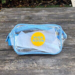 NEW High Noon Hard Seltzer Promo Clear Fanny Pack Hip Pouch Beach Crossbody